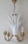 Hollywood Regency Leaf Chandelier in White and Gold from Hans Kögel, 1960s For Sale - Image 14 of 18