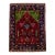 Vintage Hand-Knotted Turkish Rug Prayer Rug Ultra Soft Wool Rug Wall Decor Religious Tapestry 3x4 Ft Approx For Sale