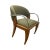 The Willow chair Attributed to Brueton is shown here in olive green with a light brown frame. The graceful curves of the...