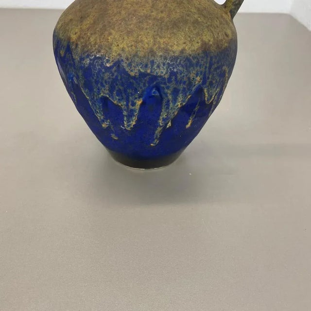 Fat Lava Glazed Vase from Es Keramik, WGP, Germany, 1970s For Sale - Image 4 of 18