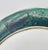 Metal 1960s Hammered Silver Tray With Malachite Handle by Los Castillo, Mexican Modernism For Sale - Image 7 of 18