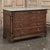 French 19th Century French Louis XVI Walnut Marble Top Commode For Sale - Image 3 of 16