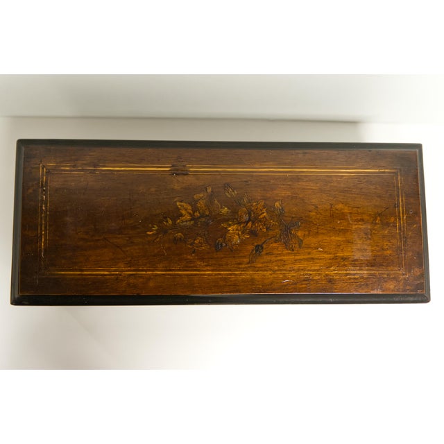 Early 20th Century Swiss Cylinder Music Box With Wooden Case For Sale - Image 9 of 10