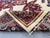 Beige & Red Persian-Style Medallion Wool Rug, Natural Dyes, 5'10" X 8'5" For Sale - Image 11 of 16