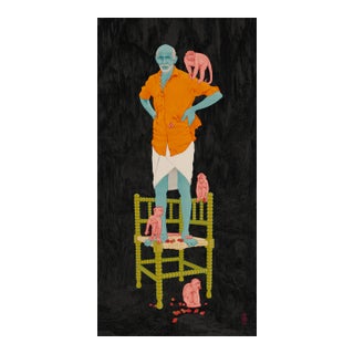 Puneet by Steve Moors 30"x60" Ready to Hang For Sale