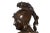 French Bronze Sculpture Antique Bust of Greek Warrior, Late 19th Century For Sale - Image 9 of 12