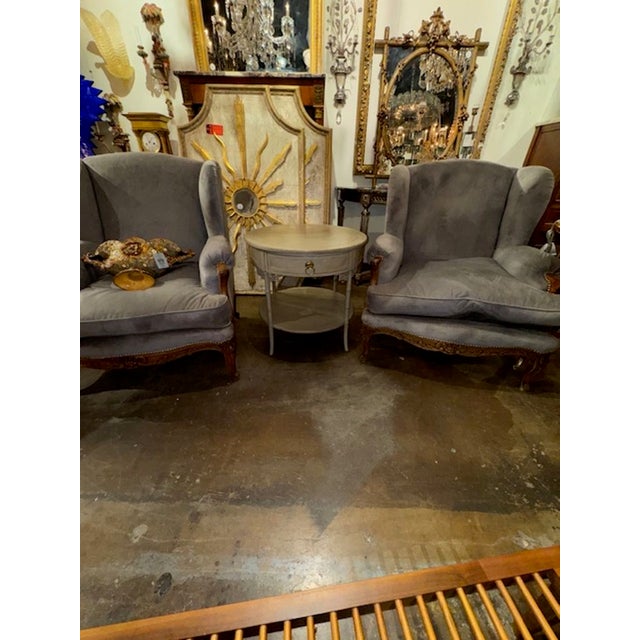 Wood Vintage Baker Regency Side Table For Sale - Image 7 of 7