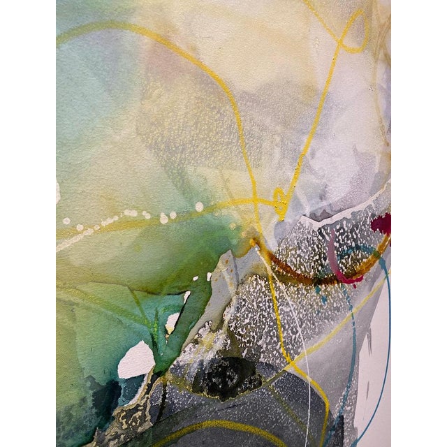 Liz Barber, Shadow Blooms 3, 2023, Canvas Painting For Sale - Image 4 of 10