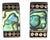 1950s Native American Abalone Sterling Clip on Earrings, A Pair For Sale