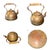 Mid-Century Modern Vintage Tagus Copper Kettle With Wooden Handle For Sale - Image 3 of 4