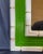 Mid 20th Century Vintage Palm Beach Regency Faux Bamboo Wall Mirror - Green and White With Gold Accents - Newly Painted For Sale - Image 5 of 7