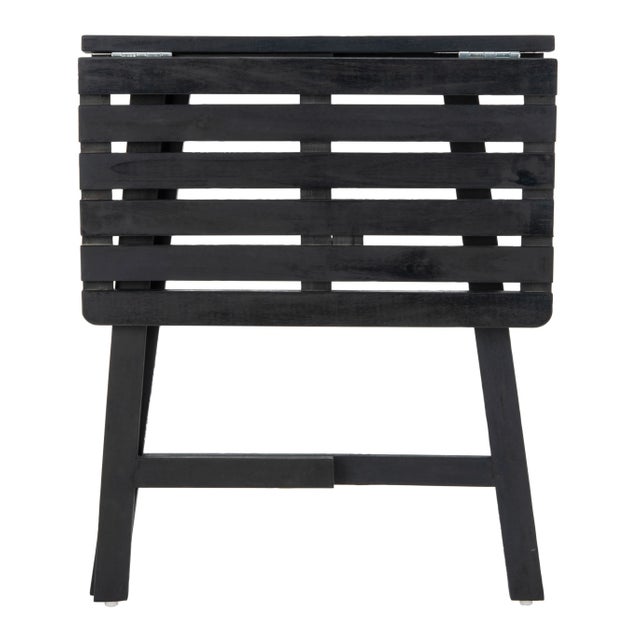 Outdoor Balcony Table in Dark Slate Grey For Sale In Philadelphia - Image 6 of 11