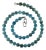 Ajd 22 Inch Medium Blue Translucent Aquamarine Necklace For Sale
