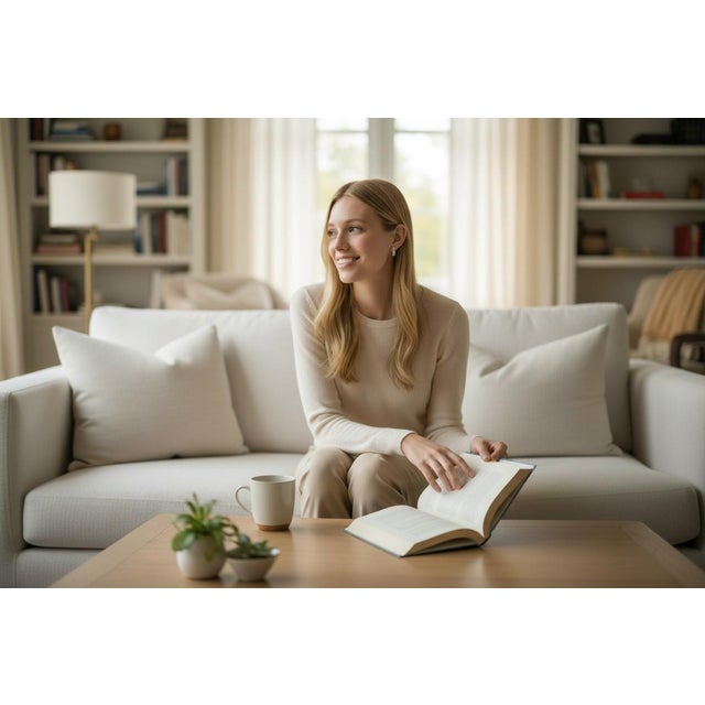 2020s 14k Yellow Gold Inside-Out Hoop Earrings With Baguette Sapphires and Diamonds, A Pair For Sale - Image 5 of 7