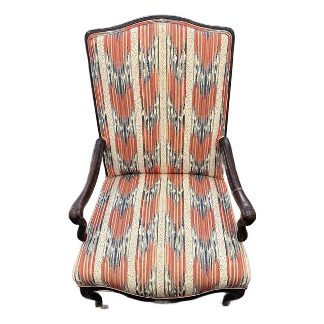 18th Century French Library Chair For Sale