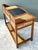 Brown Vintage Woven Rattan and Teak Desk For Sale - Image 8 of 12