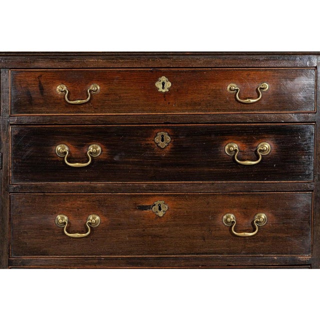 Large English George III Provincial Oak Dresser Base, 1790s For Sale - Image 13 of 18
