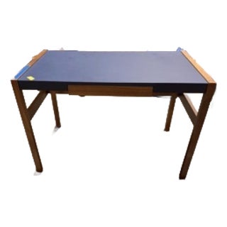 DWR "Risom" Desk With Leather Top For Sale