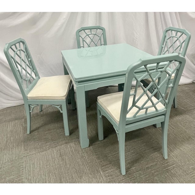 John Game, Dining, Card Table and Chairs Set, Mid Century
