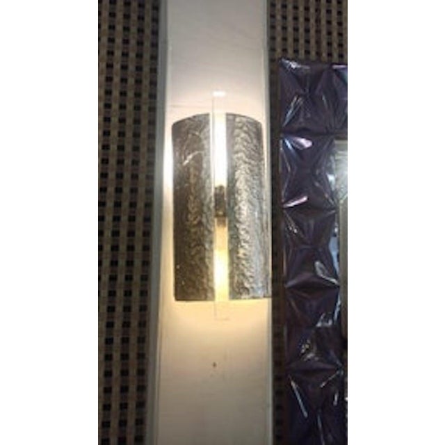 Mid-Century Style Golden Murano Glass Wall Sconce, 2000 For Sale - Image 10 of 11