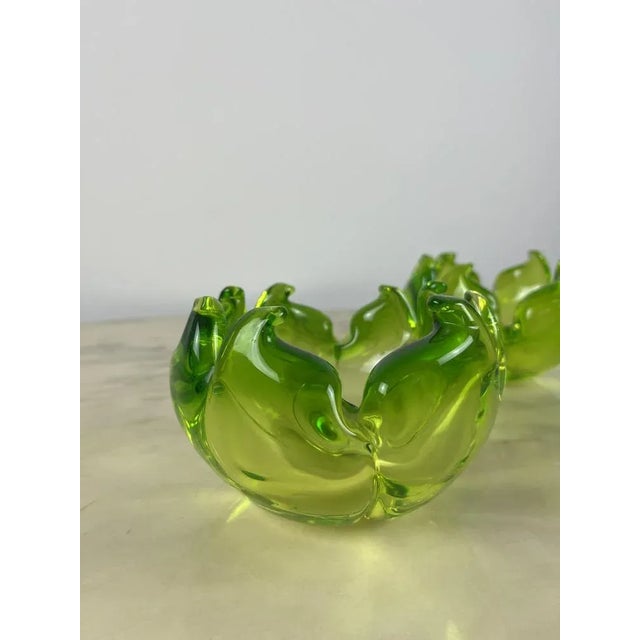 Italian Ashtrays in Murano Glass, 1980, Set of 2 For Sale - Image 9 of 11