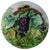 19th Century Antique Majolica Grapes Decorative Plate For Sale