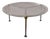 Round Coffee Table in Wrought Bronze by Lothar Klute, 1980 For Sale
