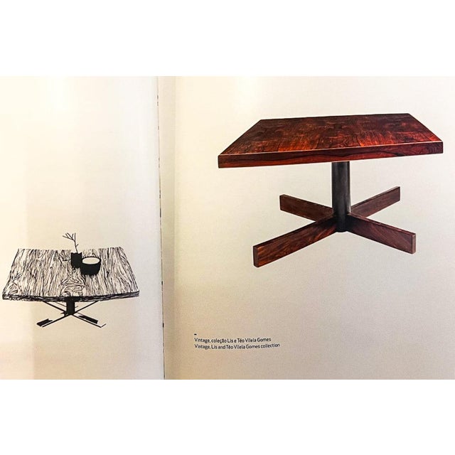 Chanceler Coffee Table in Rosewood and Metal, Jorge Zalszupin, 1960s For Sale - Image 9 of 9