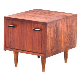 Vintage Scandinavian Style Teak Bedside Table, France, 1960s For Sale