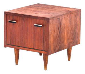 Vintage Scandinavian Style Teak Bedside Table, France, 1960s