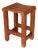 Teak Stool Inspired by Pierre Chapo, USA, 1960s For Sale