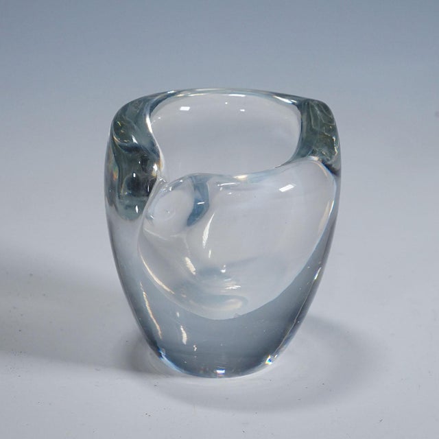 Rare Art Glass Vase by Tapio Wirkkala for Iittala 1950s A vintage art glass vase designed by Tapio Wirkkala for Iittala...