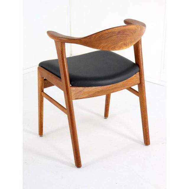 Desk Chairs Model 49 attributed to Erik Kirkegaard for for Høng Stolefabrik, 1960s, Set of 4 For Sale - Image 15 of 16