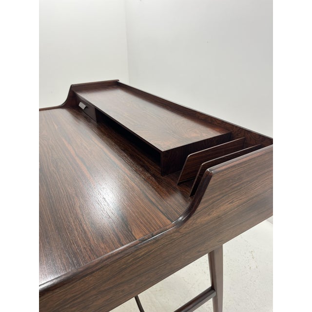 Danish Model 56 Desk in Rosewood by Arne Wahl Iversen for Vinde Mobelfabrik, 1960s For Sale - Image 15 of 18