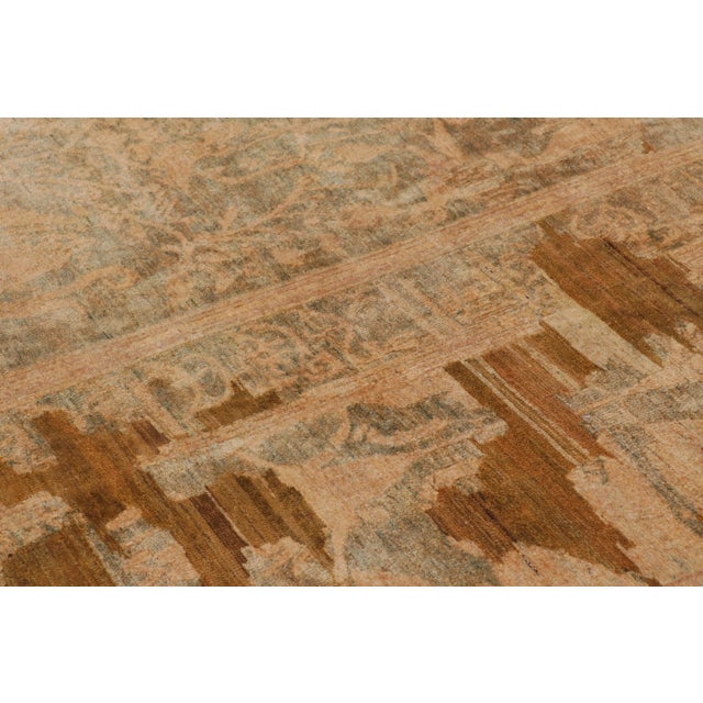 2020s Contemporary Oriental Floral Wool & Natural Silk Rug by Rug & Kilim, India For Sale - Image 5 of 10