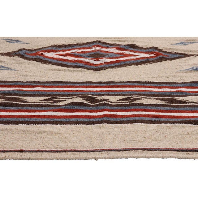 Vintage Oaxacan Zapotec Rug, 04'00 X 06'06 For Sale - Image 4 of 10