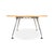Brown Medamorph Dining Table in Brown Wood and Chrome from Vitra For Sale - Image 8 of 11