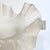 Rare White Frosted Glass Vase With Eye-Catching Ruffled Top Circa 1980s For Sale - Image 11 of 13