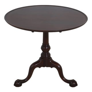 Stickley Colonial Williamsburg Wa 2004 Clawfoot Mahogany Table For Sale