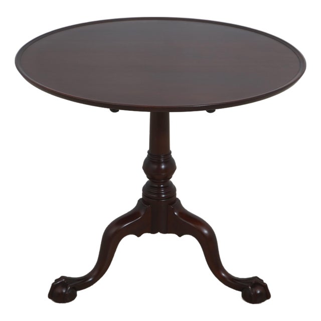 Stickley Colonial Williamsburg Wa 2004 Clawfoot Mahogany Table For Sale