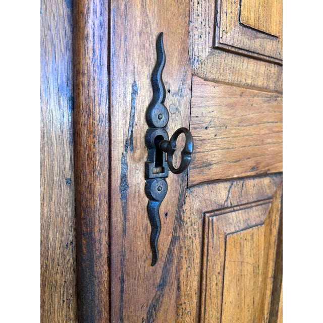 Late 18th Century Wardrobe, Cupboard or Cabinet, Walnut, Castilian Influence, Spain Restored For Sale - Image 9 of 18