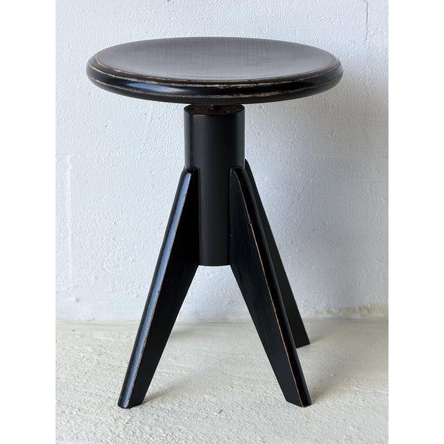 Wood Mid-Century Adjustable Piano Stool, 1960s For Sale - Image 7 of 14