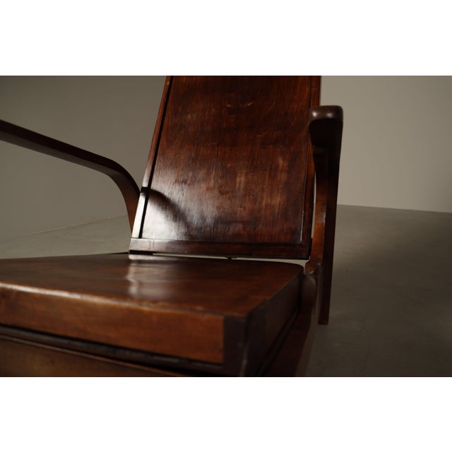 Adjustable Lounge Chair by Walter Gerdau / Móveis Gerdau, Brazil, 1950 For Sale - Image 15 of 16