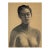 Vintage Realist Female Nude Charcoal Sketch on Toned Paper (1953) For Sale
