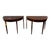 Early 20th Century Demi-Lune Mahogany Tables - a Pair For Sale