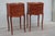 1920s Pair of French Louis XV Style Rosewood Side Tables Nightstands For Sale - Image 4 of 13