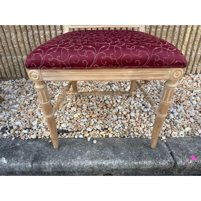 Set of 4 Louis XVI Style Square-Shaped Back Dining Chairs For Sale - Image 9 of 15