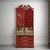 Antique Bookcase in Chinoiserie Lacquered Red, 1890s For Sale - Image 5 of 5