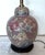 Vintage, grand-scale floral Chinese Famille Rose ginger jar table lamp. Circa 1970–1985, this piece was made in Macau...