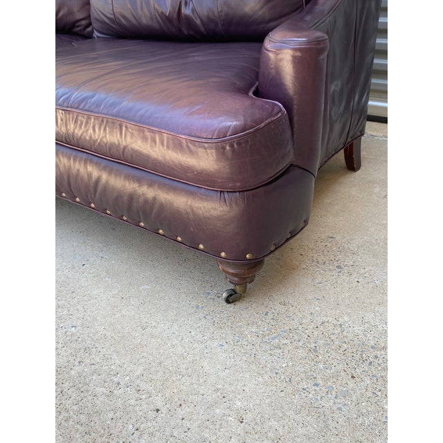 1970s Bradington Young Leather Sofa Chairish